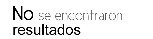 No se encontraron resultados