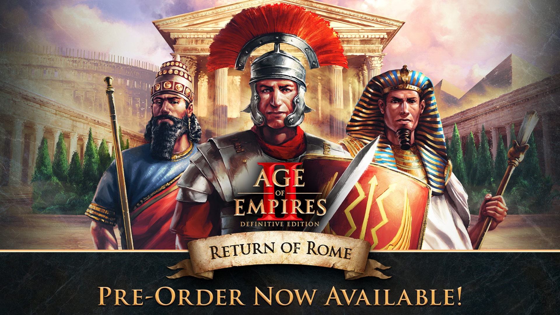 portada de la precompra de Age of Empires II Return of Rome