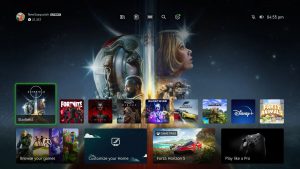 GUI, Pantalla de Inicio, Xbox One, Xbox Series