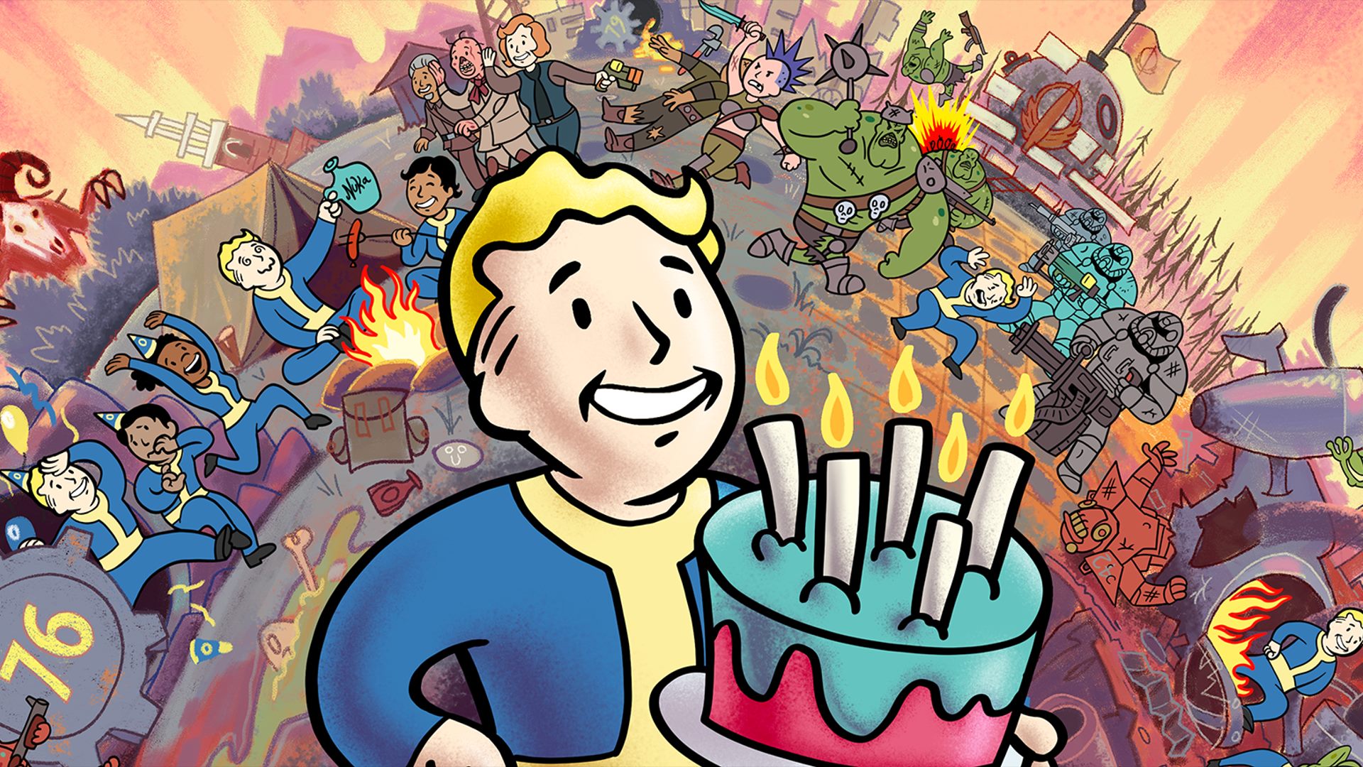 portada de Fallout 76 - aniversario 5 años