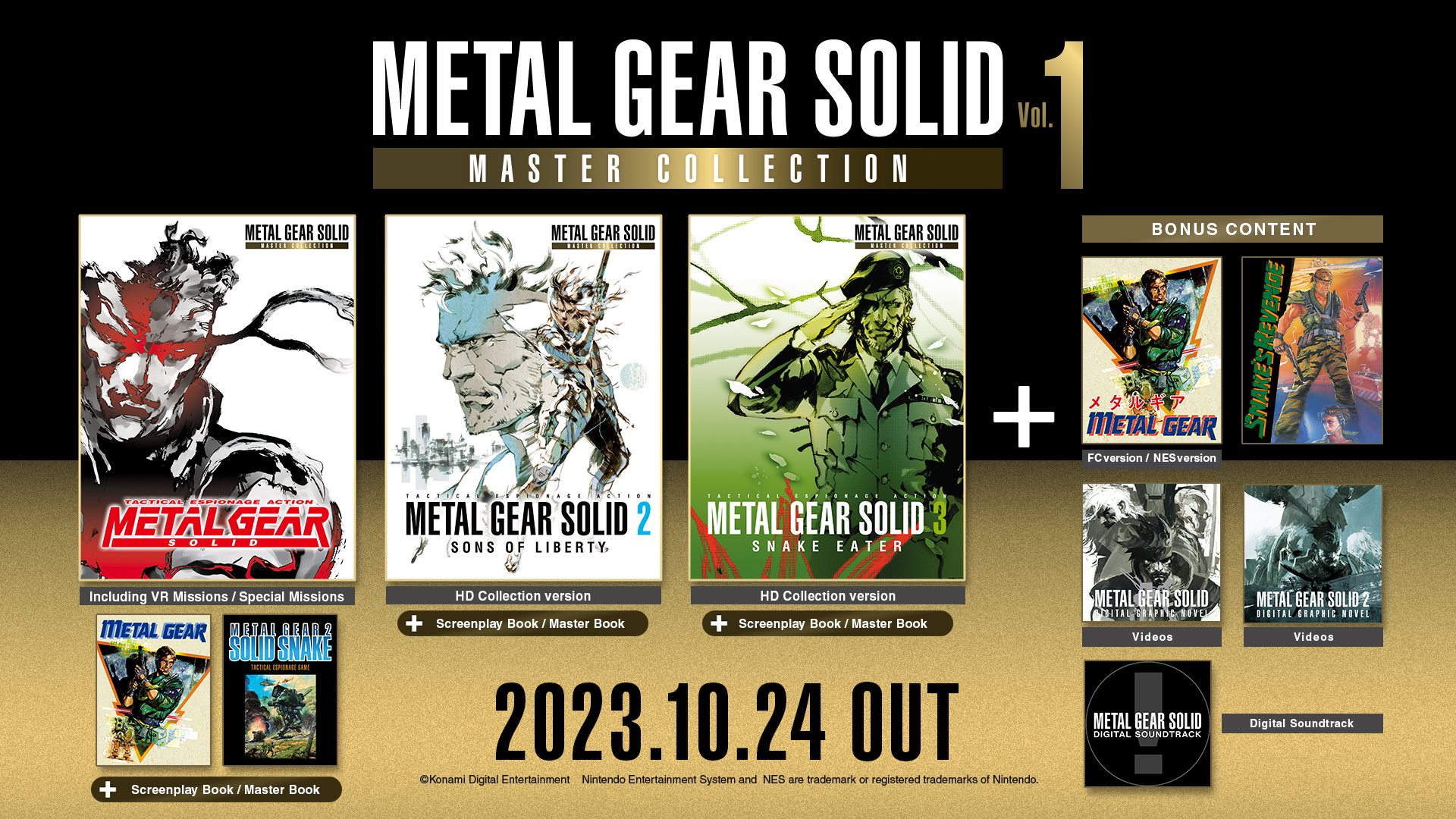 portada de Metal Gear Solid - Master Collection Vol 1