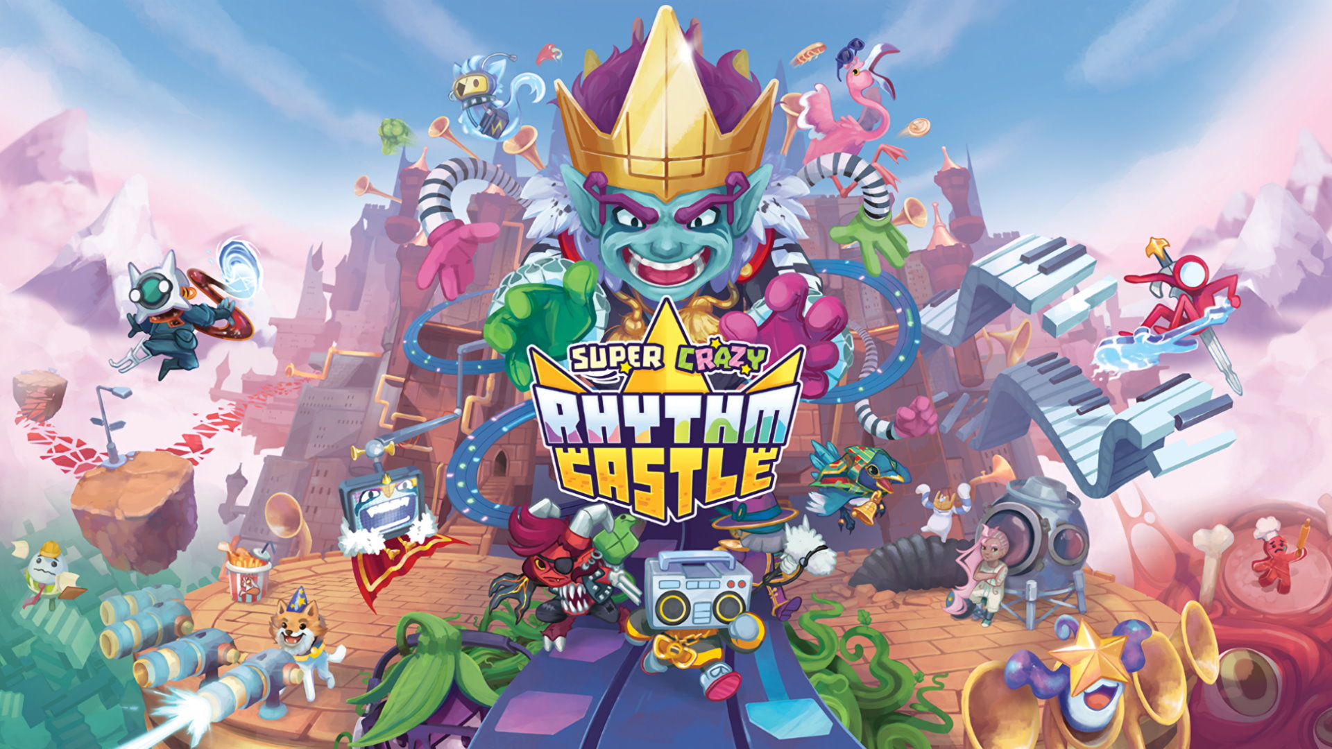 portada de Super Crazy Rhythm Castle