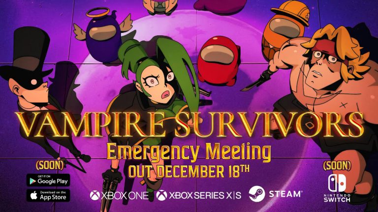 Gran expectativa por el lanzamiento del nuevo DLC: Vampire Survivors – Emergency Meeting