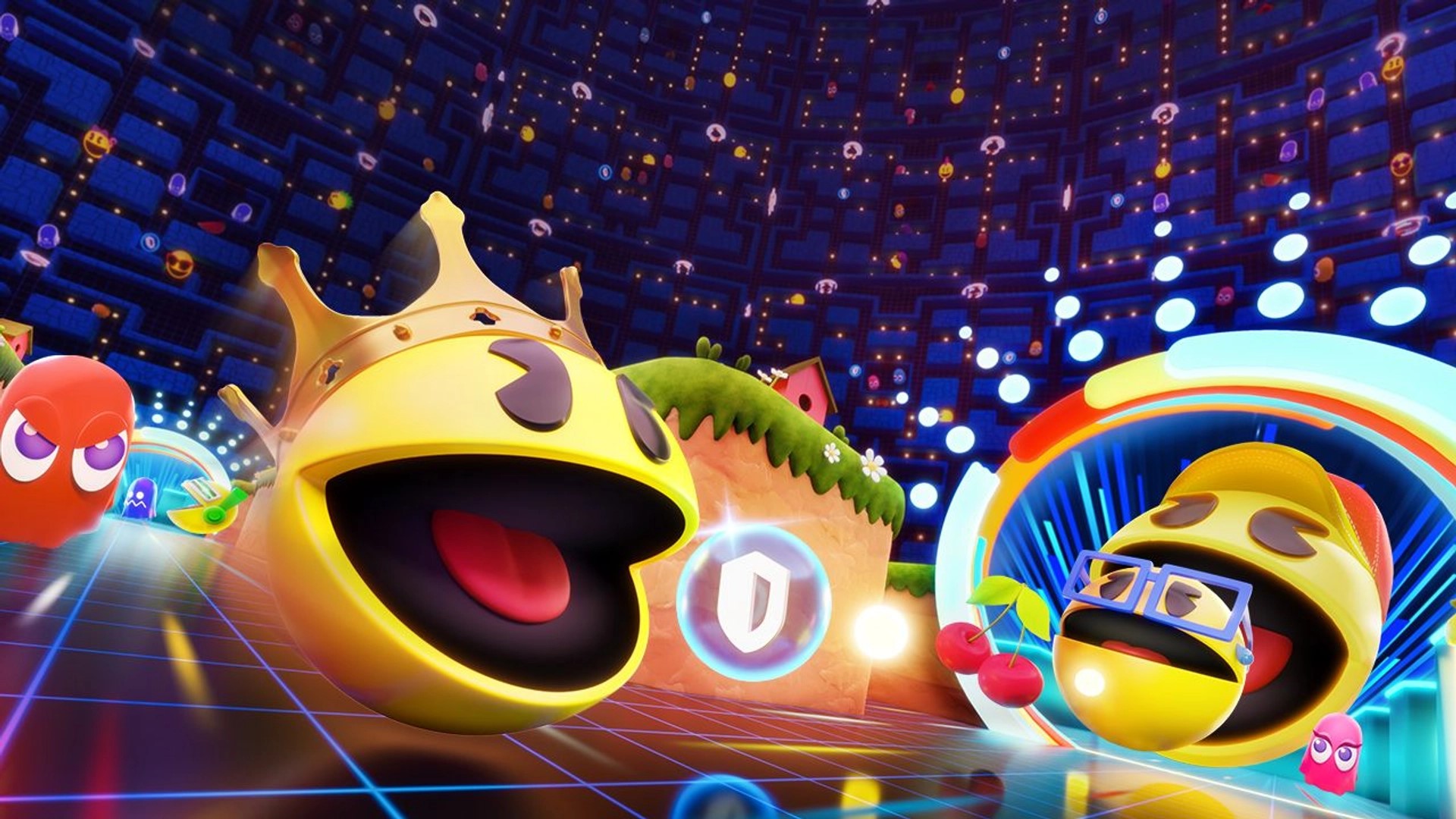 portada de PAC-MAN MEGA TUNNEL BATTLE CHOMP CHAMPS